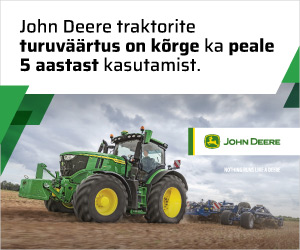 Wihuri John Deere traktorite turuväärtus