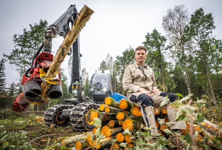 Rottne harvesterid Eesti metsas: Rootsi kvaliteet kestab