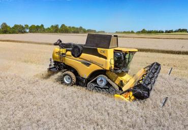 Roomikutega kombain New Holland CX 8.90: kogenud ja nutikas