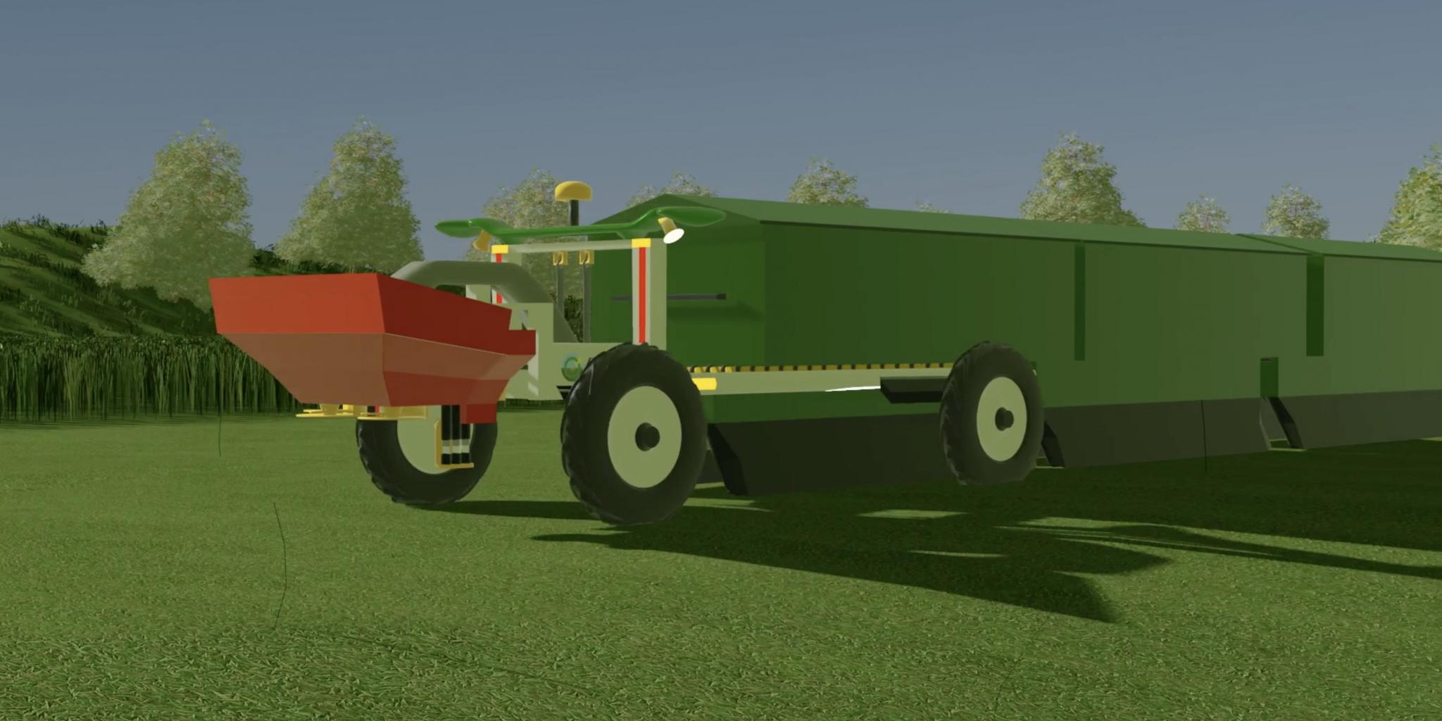 Valmimas on katkematult toimiv akutoitel põllumasin