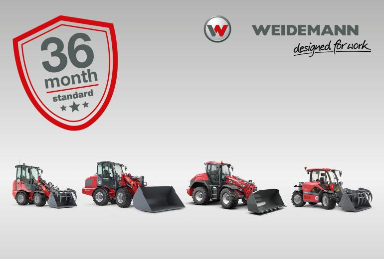 Weidemann pikendab masinate garantiid kolme aastani