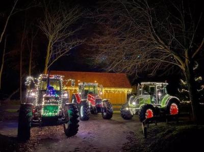 Jõulutraktorid sõitsid mööda Saksamaad