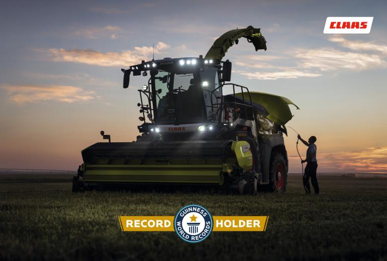 4096 tonni 12 tunniga: CLAASi söödakoristusmasin JAGUAR 1200 püstitas uue maailmarekordi