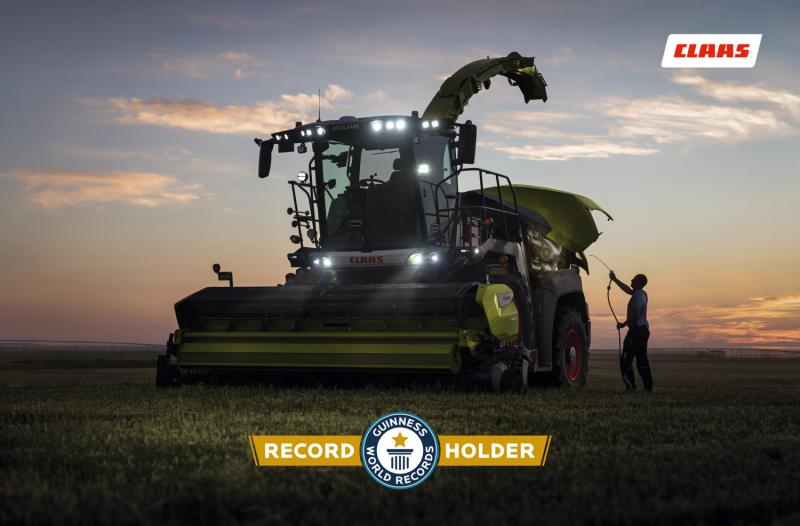 4096 tonni 12 tunniga: CLAASi söödakoristusmasin JAGUAR 1200 püstitas uue maailmarekordi