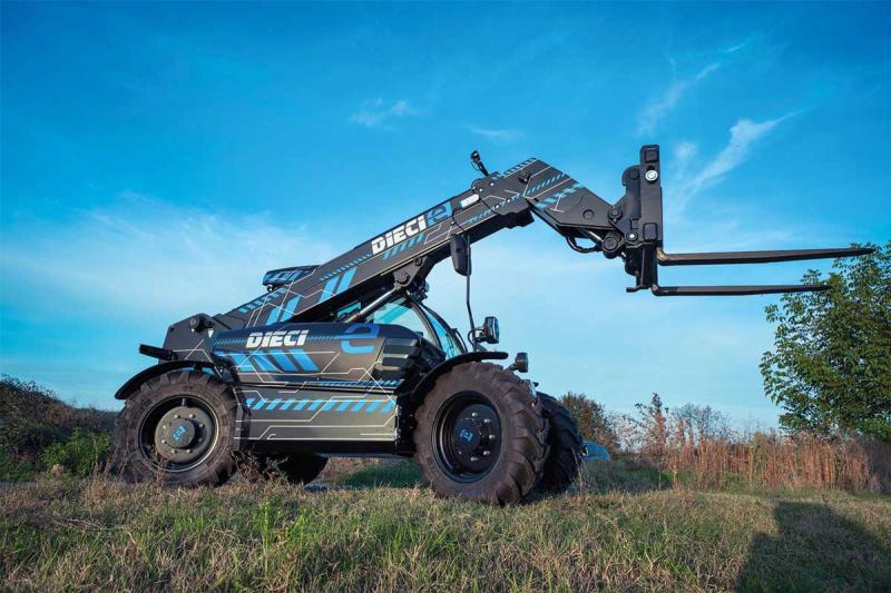 Dieci täiselektriline teleskooplaadur –  tulevik on kohal