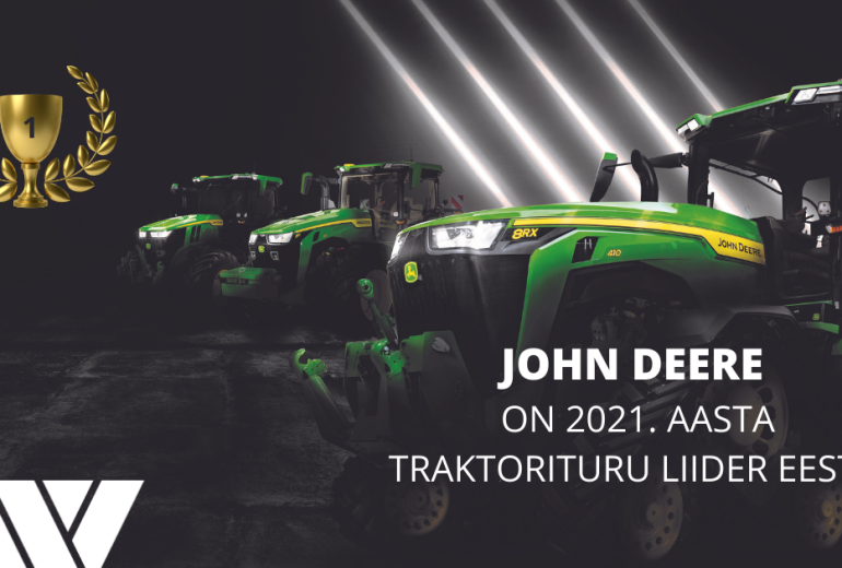 2021. aastal oli Eesti ostetuim traktor John Deere 6215R