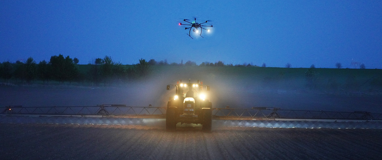 Põllul kulub vähem kemikaale tänu droonide ja tehisintellekti kasutamisele