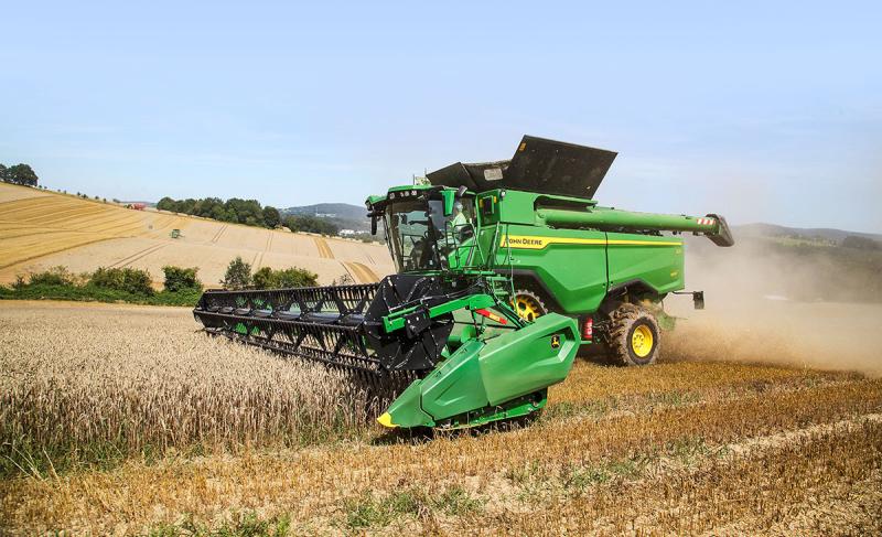 Kombain John Deere S7 900: ettevaatav viljakoristus