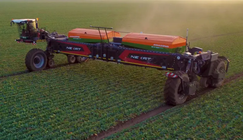 Nexat töötab 20 000-liitrise Amazone väetiselaoturiga