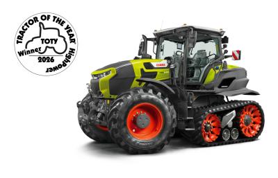 CLAASi uus suurtraktor võitis prestiižse rahvusvahelise aasta traktori auhinna