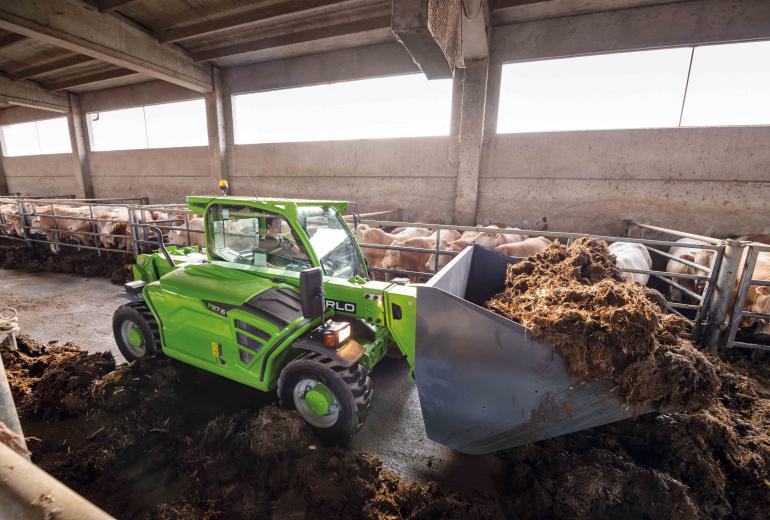 Merlo esitleb uut kompaktklassi teleskooplaadurit Turbofarmer 27.6