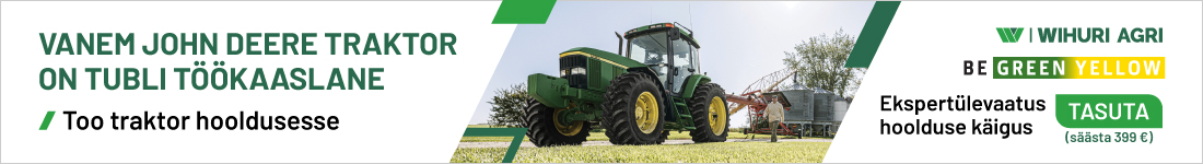 Wihuri Agri et su traktor teeniks kauem suvi 2026 avalehel