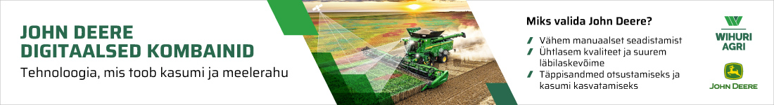 Wihuri Agri branded kombainid pealehel 2026